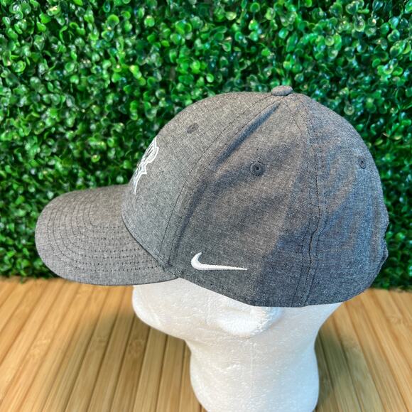 Nike University of Louisiana Ragin’ Cajuns Gray Hat Cap Adjustable Strap OSFA - Picture 2 of 7